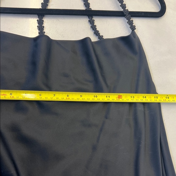 Cami NYC Black Satin Flower Strap Camisole-NWT - Picture 3 of 6